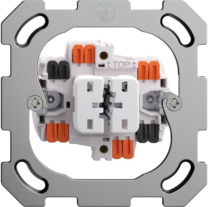 Image du produit Feller Bouton-poussoir/interrupteur à pression non lumineux contact à fermeture/ouverture + inverseur 3/1P