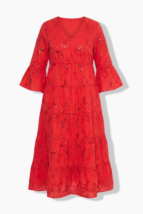 Produktbild Miamoda Maxikleid, A-Linie, Boho-Style, 3/4-Ärmel (46)