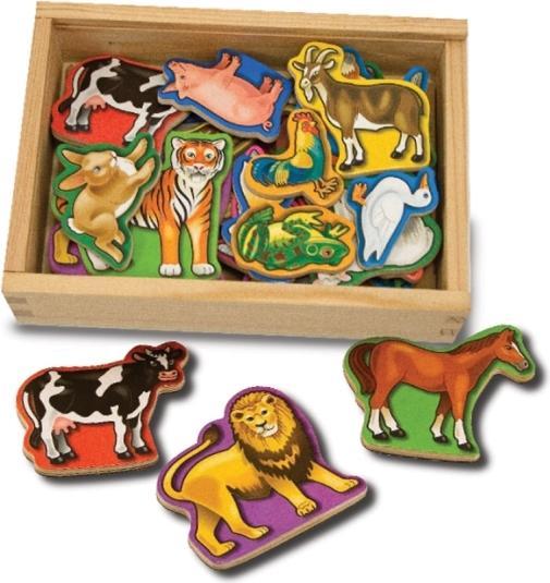 Produktbild Melissa & Doug 20 Holztiermagneten (20x)