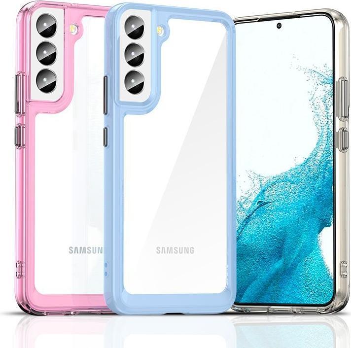 Produktbild Hurtel Outer Space Case für Samsung Galaxy S23 Hülle mit flexiblem Rahmen blau (Samsung Galaxy S23)