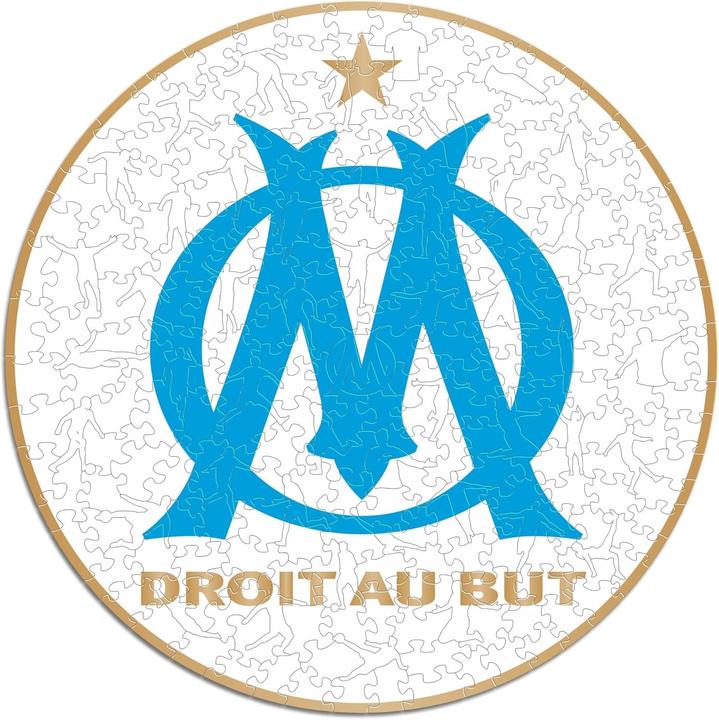 Image du produit Iconic Olympique de Marseille - Logo - Puzzle en bois Taille L (500 pièces) (500 pièces)