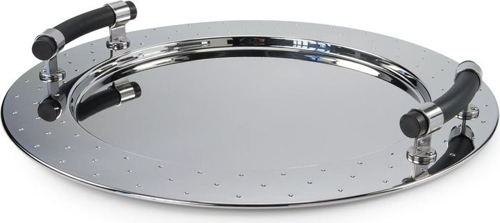 Produktbild Alessi Serviertablett silberfarben