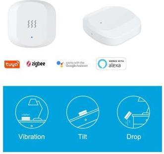 Actual product image Woox Radio Vibration Sensor ZigBee 3.0