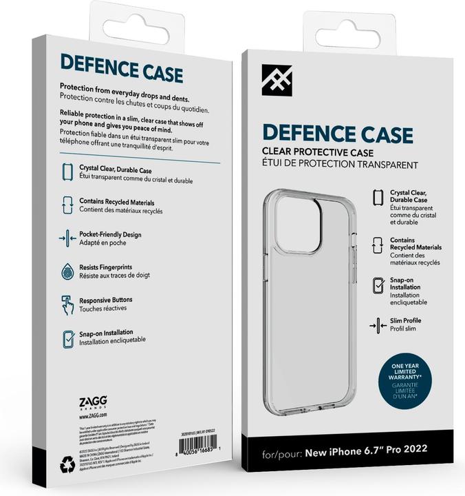 Actual product image Zagg Ifrogz Cases Defence Ip Kirk (Apple iPhone 14 Pro Max)