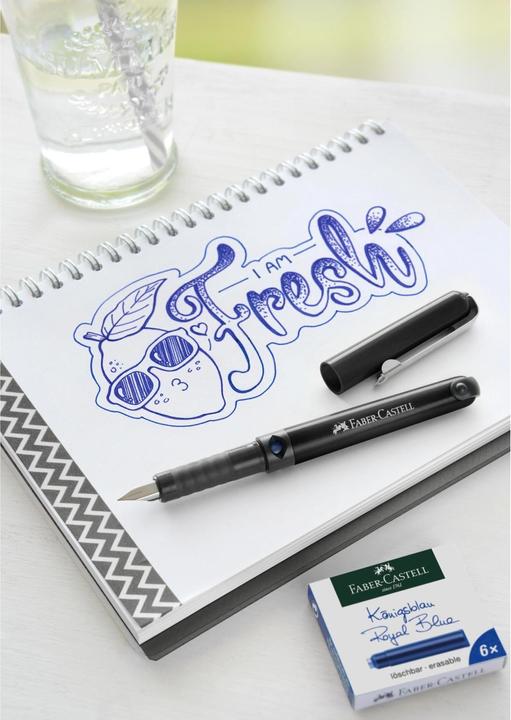 Image du produit Faber-Castell FRESH M - Stylo plume (Noir, 1x)