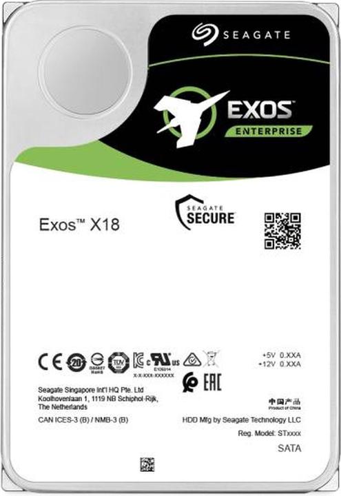 Image du produit Seagate Exos X18 (12 To, 3.5")