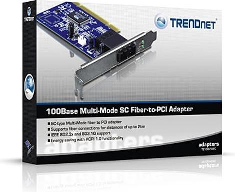 Actual product image Trendnet 100 BASE-FX (PCI)