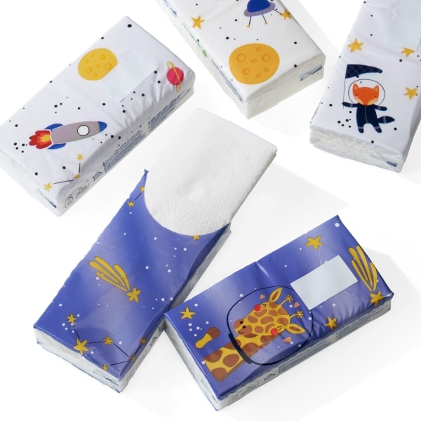 Actual product image dm Soft&Sicher Handkerchiefs Design 4-ply (42x10 pcs)