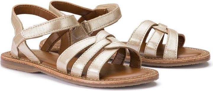 Actual product image La Redoute Collections Lacquered sandals with velcro fastening (28)