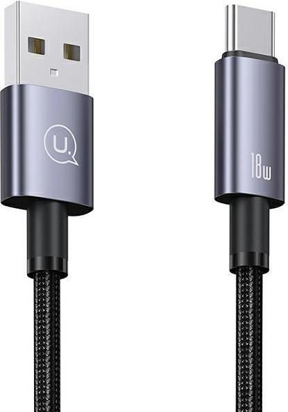 Produktbild Usams Kabel USB na USB-C 3A 1,2m Fast Charging stalowy/tarnish SJ663USB01 (US-SJ663) (1.20 m)