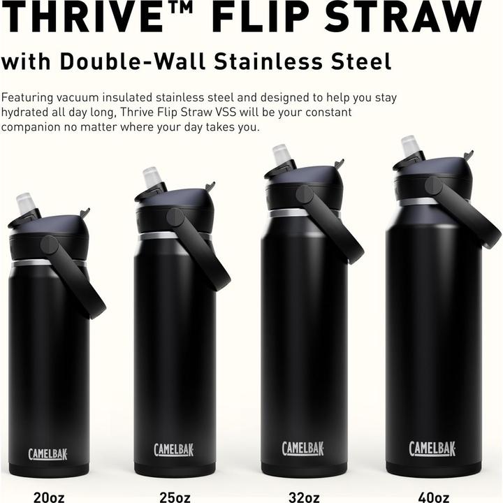 Actual product image Camelbak Thrive Flip Straw vacuum flask made of stainless steel, 1.2 litres (1.20 l)