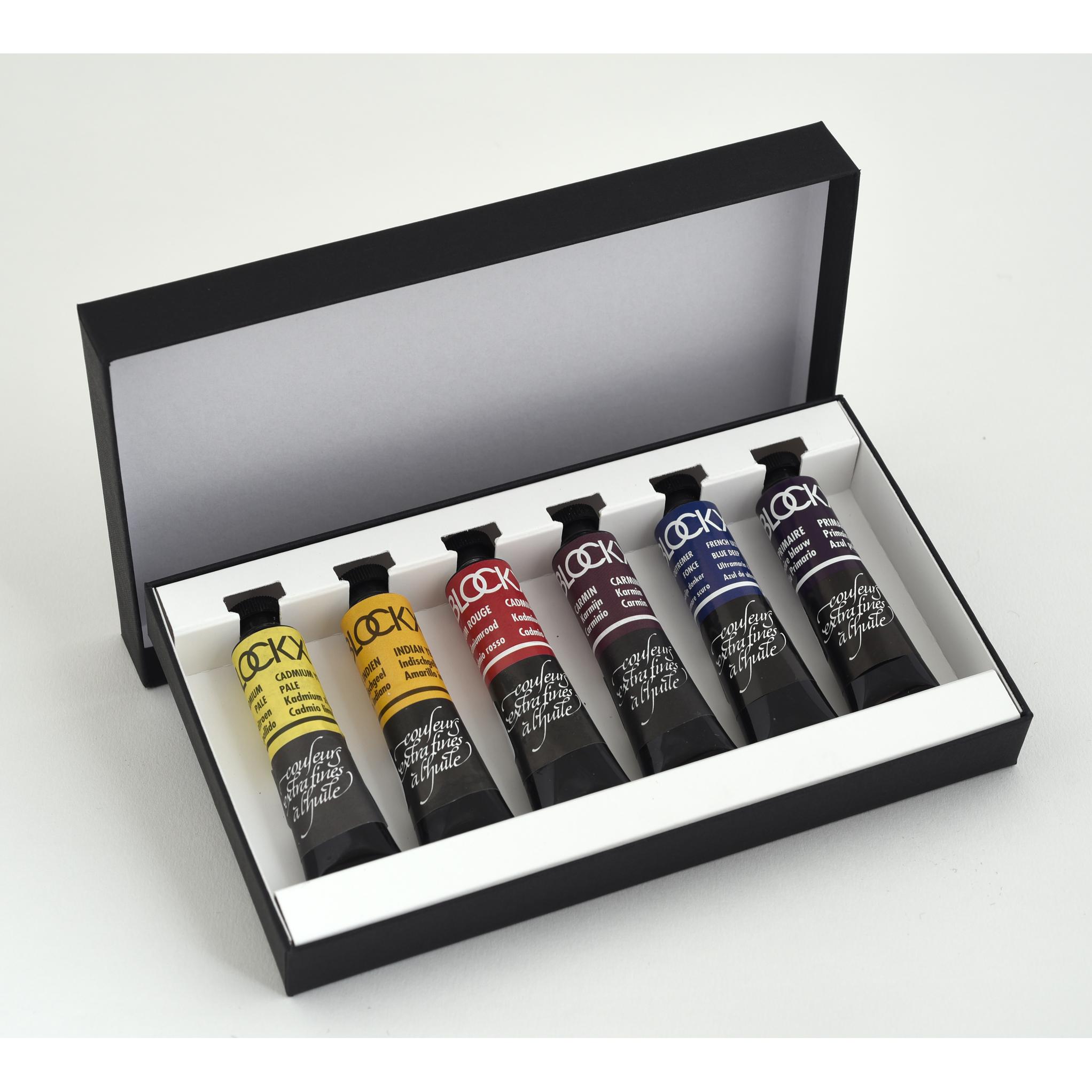 BlockX Öl Primärfarben Set Tuben (212902BXC)