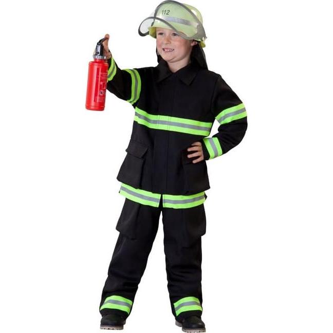 Thumbnail - MICA Festival Kostüm - Feuerwehrmann - für Kinder - 2-teilig - verschiedene Grösse 110/116 (110, S)