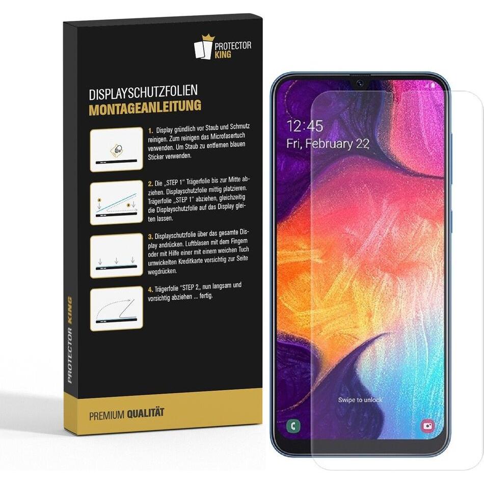 Thumbnail - Protectorking 2x Premium Displayschutzfolie Matt Entspiegelt (2 Stück, Samsung Galaxy A50), Smartphone Schutzfolie