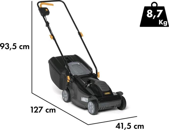 Image du produit Alpina Maschinen Tondeuse à gazon électrique ALPINA BL 380 E (Fonctionnement sur secteur)