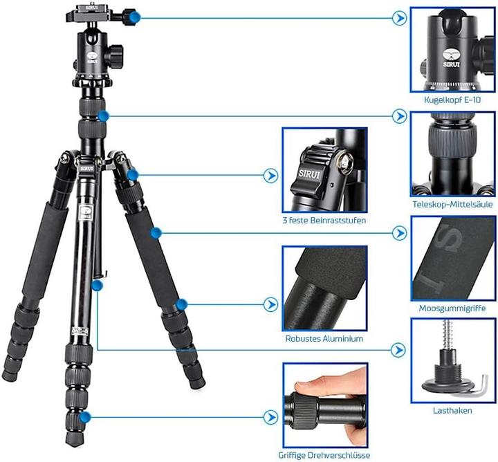 Produktbild Sirui NT-1005X/E-10 Kit (Metall)