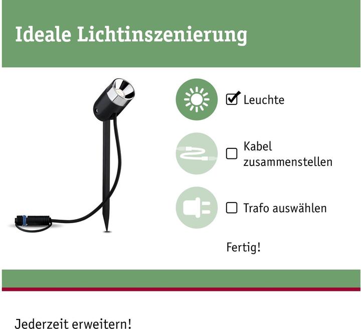 Produktbild Paulmann Outdoor Plug & Shine Pike Spot (370 lm, IP65)