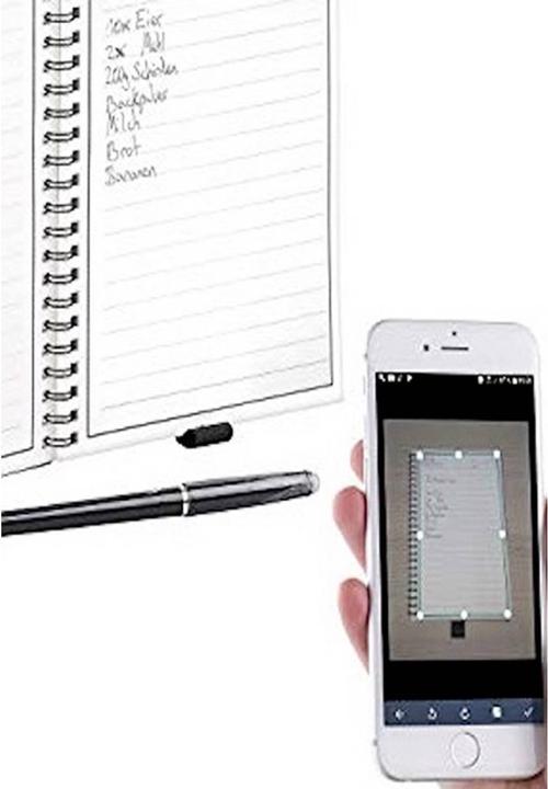 Actual product image Dreiklang-be smart Triad rewritable notebook writing pad,DIN A4, lined, with iOS/Android app in the (A4, Checked)
