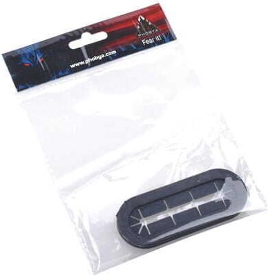 Produktbild Phobya Kabel Gummidurchführung oval schwarz