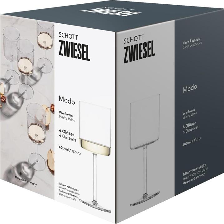 Produktbild Schott Zwiesel Weissweinglas Modo 130 4 Stück (40 cl, 4 Gläser, Weissweingläser)