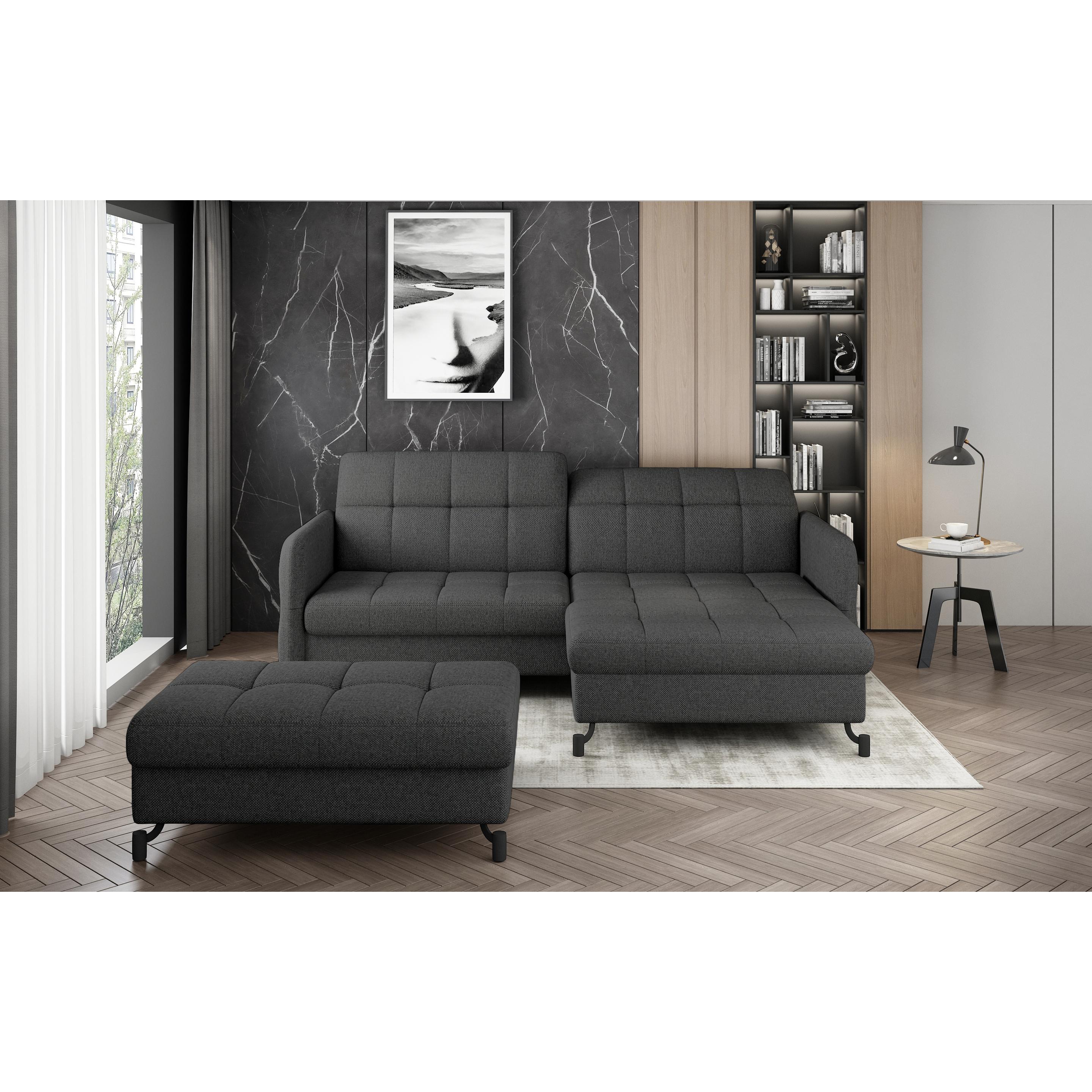 ELTAP, Sofa, Narożnik Lorelle + Pouf (Ecksofa, Polstergruppe, Bettsofa)