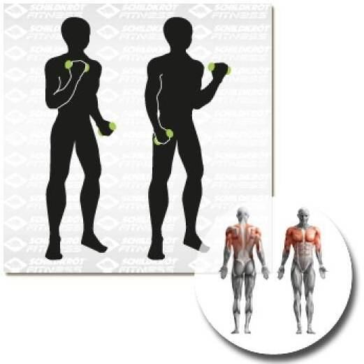 Produktbild Schildkröt Hantelset (2 x 0.5 kg, 2 x 1 kg, 2 x 1.5 kg)