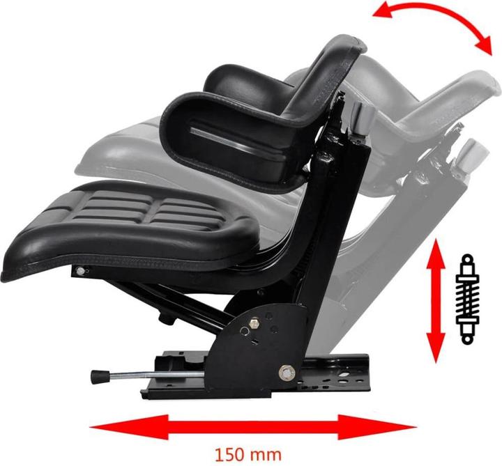 Actual product image vidaXL Traktor Sitz