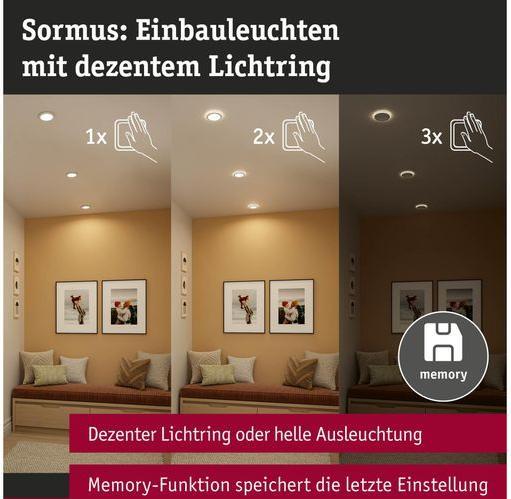 Produktbild Paulmann Einbauleuchte Sormus Set (560 lm)