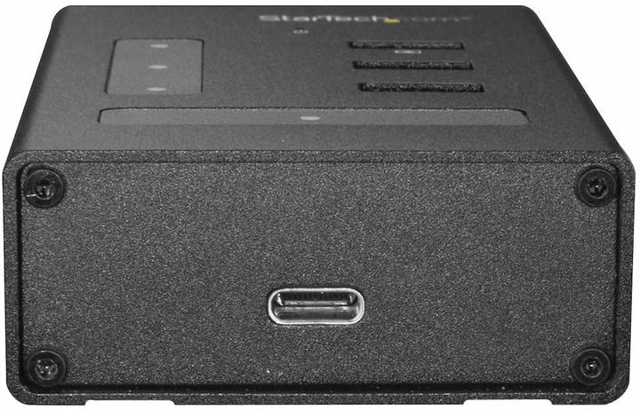 Actual product image StarTech 4 Port USB Hub - Metal - USB-A to 3x USB-A and 1x USB-C - USB 3.0 - Industrial USB Hub - USB... (USB-C, 4 ports)