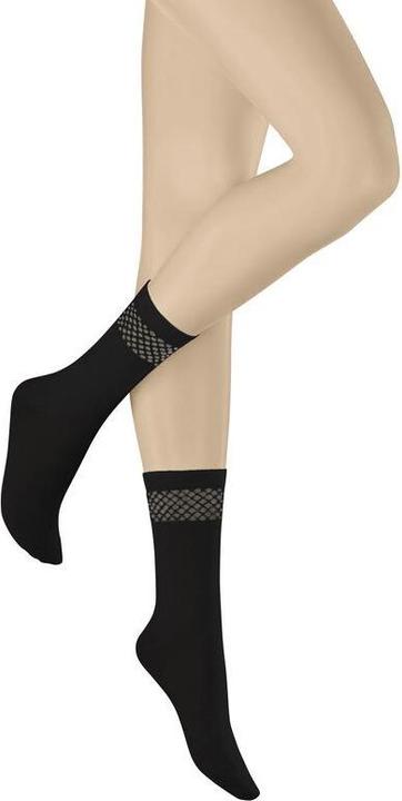 Image du produit Kunert Blue (Lot de 3) Chaussettes femmes, couleur 007 noir, taille 35-36 (Une unité par pack, 35 - 36)