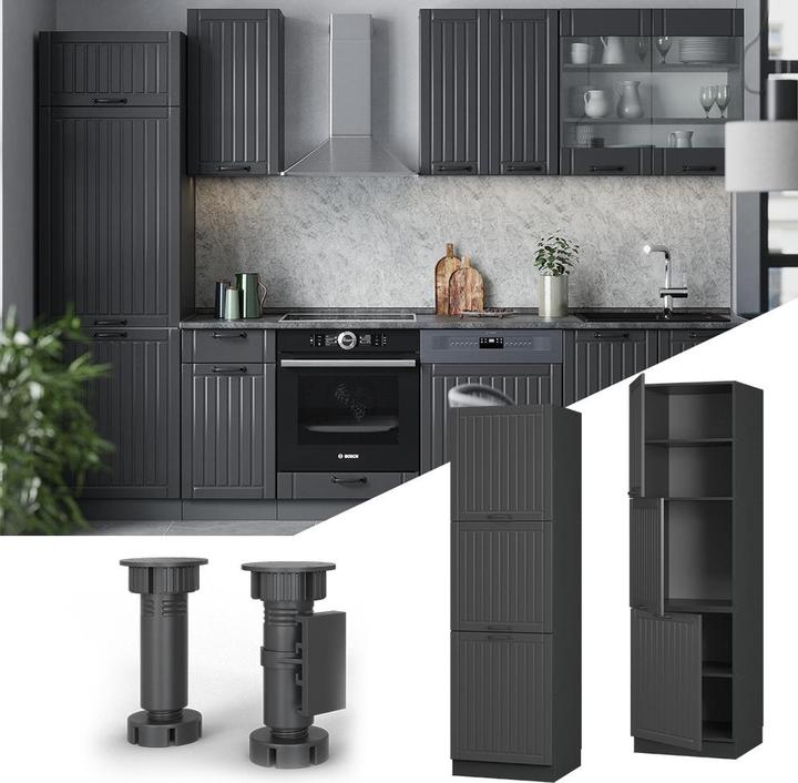 Produktbild Vicco Herdumbauschrank Fame-Line (58 x 58.10 x 206.80 cm)