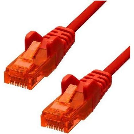 ProXtend U/UTP CAT6 PVC AWG 26 CCA Red 20CM (U/UTP, CAT6, 0.20 m), Netzwerkkabel