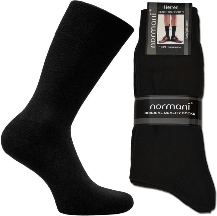 Actual product image Normani 10 Pair Mens Socks Black (pack of 10, 47 - 50)