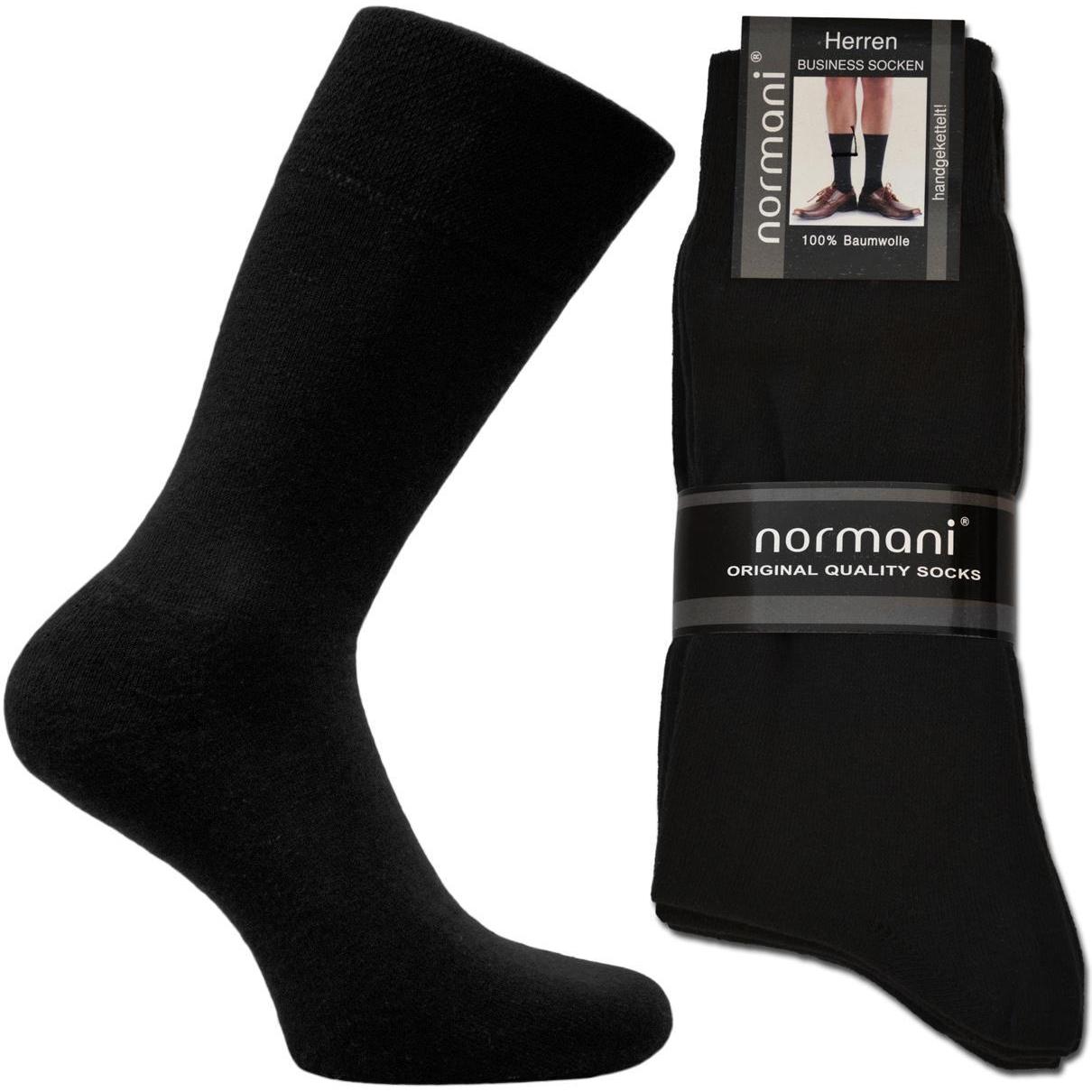 Thumbnail - Normani, Herren, Socken, 10 Paar Herrensocken Schwarz, Schwarz, (10er Pack, 43 - 46)