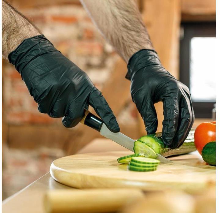 Actual product image Semperguard Disposable nitrile gloves (8, 9, L)