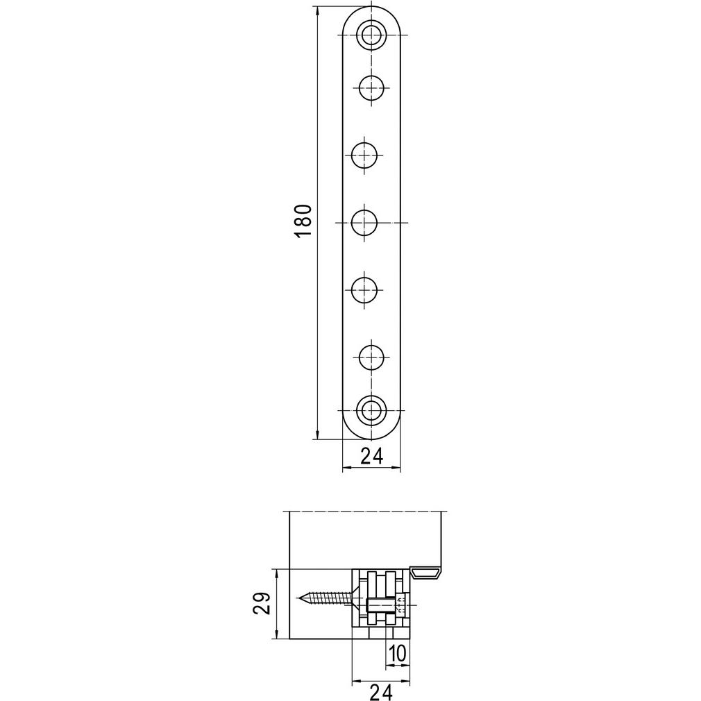 Thumbnail - Simonswerk, Türbeschlag + Scharnier, Abdeckplatten VARIANT VX 75