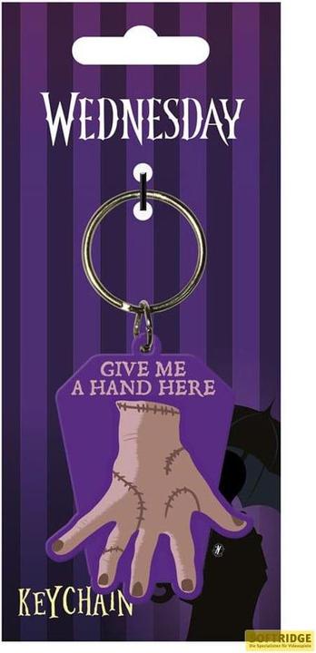 Actual product image Pyramid Wednesday porte-clés caoutchouc Give Me A Hand