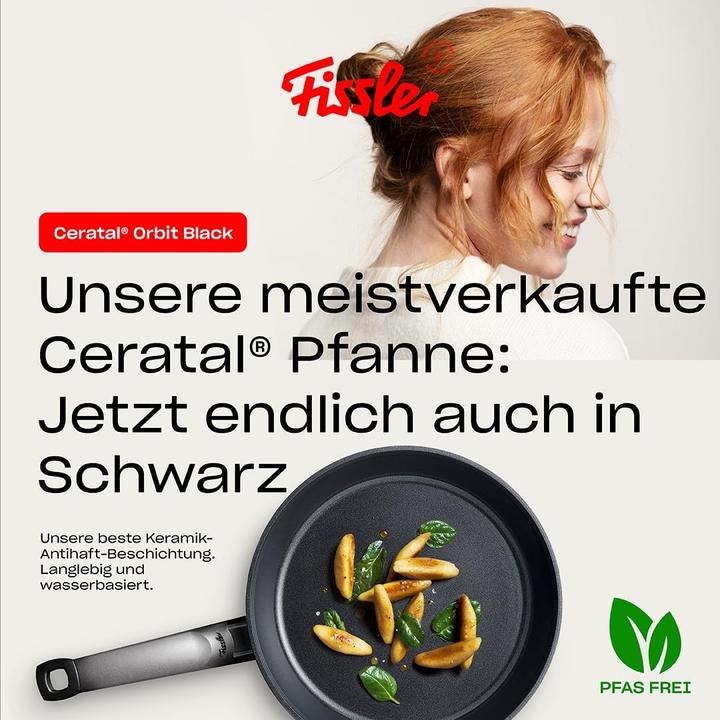 Produktbild Fissler Ceratal Comfort Koekenpan, 28cm orbit black (Bratpfanne, Aluminium, 28 x 6 cm)