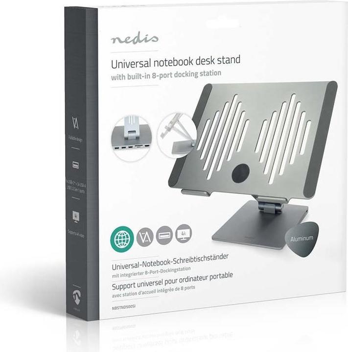 Actual product image Nedis Notebook-Ständer | Stromversorgung über USB | 17 " | Faltbar