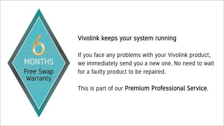 Actual product image Vivolink VL120004 audio amplifier 2.0 channels house (Amplifier)