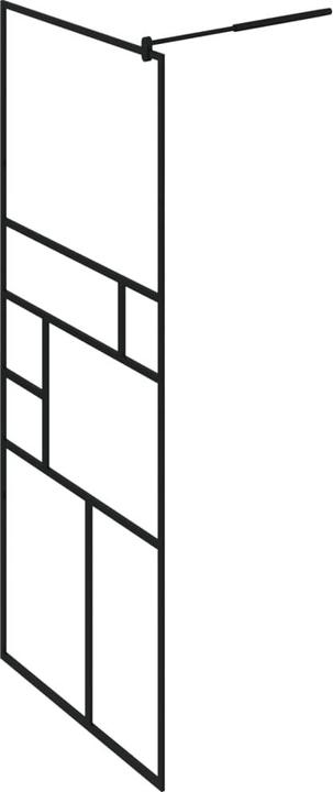 Produktbild vidaXL Duschwand (195 cm, 80 cm, 195 cm)