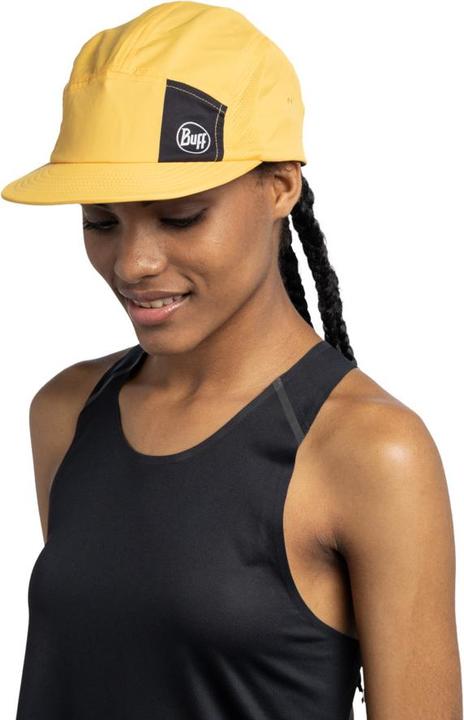 Actual product image Buff 5 Panel Go Cap Logo Gelb