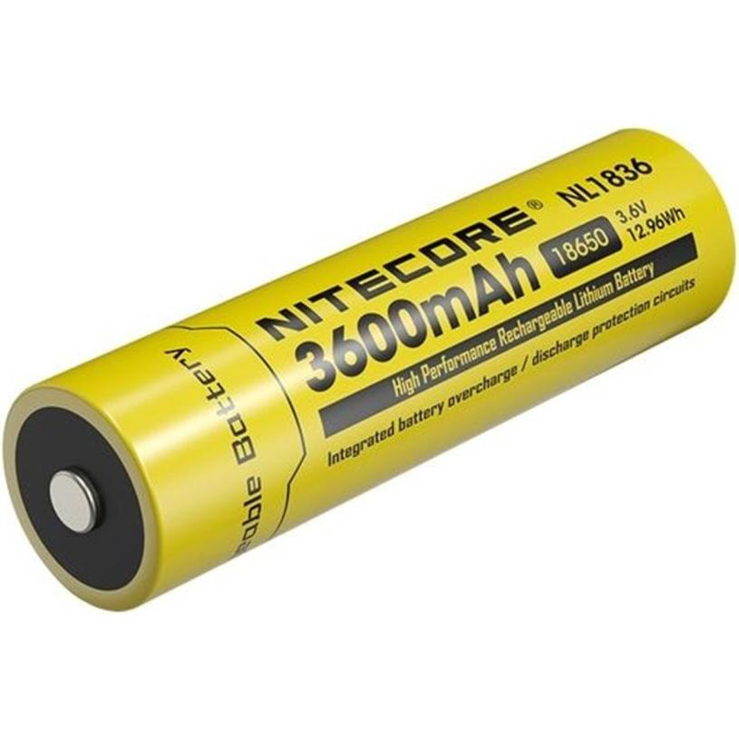 Nitecore, Taschenlampe Zubehör, Li-Ion Akku Typ 18650 - 3600mAh - NL1836