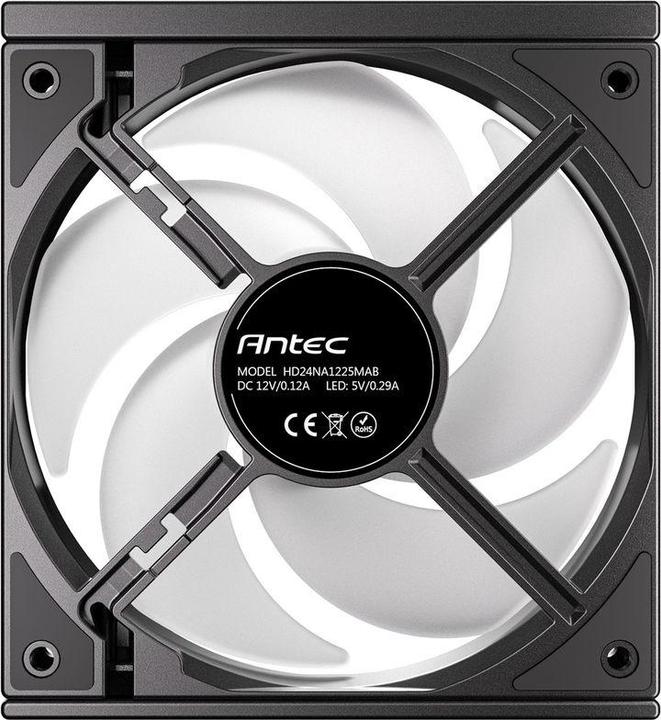Actual product image Antec Connect 120 Reverse ARGB PWM Zwart set van 3 (120 mm, 3x)