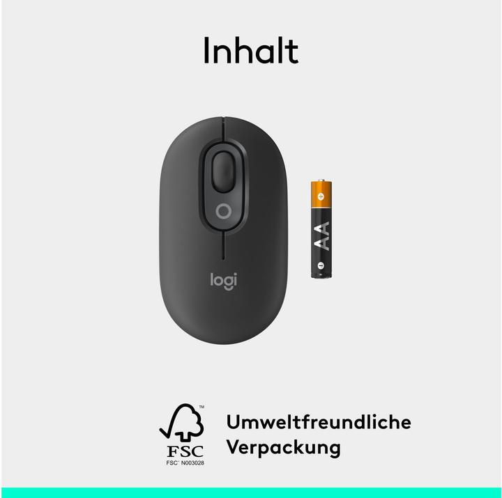 Image du produit Logitech POP Mouse avec emoji personnalisable (Sans fil)