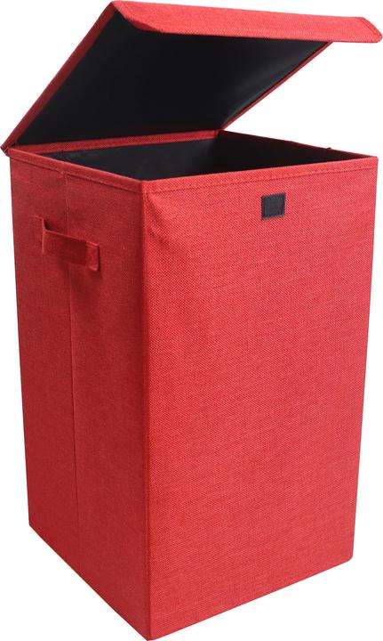 Image du produit VCM Panier à linge Boîte à linge en tissu avec couvercle Dreso M