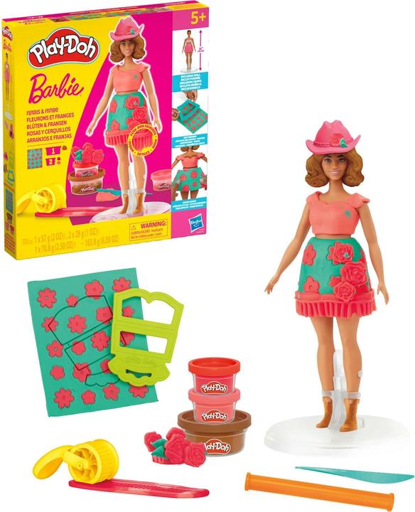 Produktbild Play-Doh Pd Barbie Florals And Fringe
