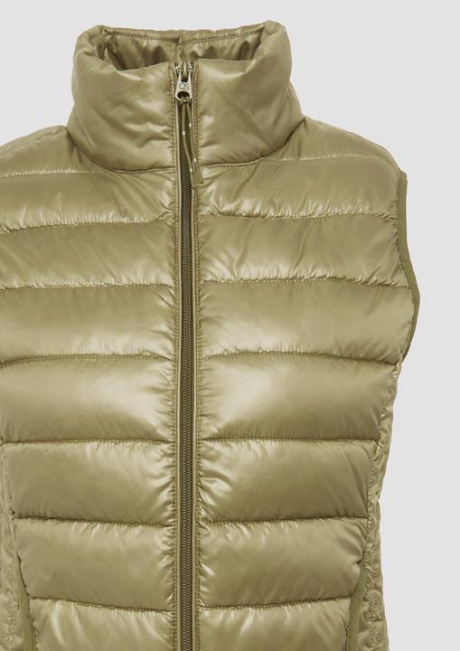 Actual product image S.Oliver Outdoor-Weste Steppweste mit Stehkragen (M)