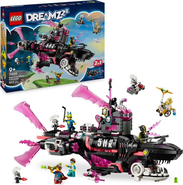 Actual product image LEGO Albtraumhai-U-Boot (71500, LEGO Dreamzzz)
