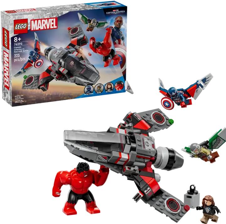 Produktbild LEGO Showdown zwischen Captain America und Red Hulk (76292, LEGO Marvel)
